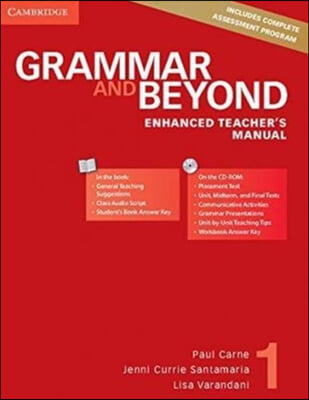 Grammar and Beyond Level 1 Enhanced Teacher&#39;s Manual [With CDROM]