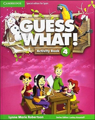 Guess What! Level 4 Activity Book with Home Booklet and Online Interactive Activities Spanish Edition