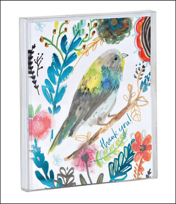 Thank You Bird Notecard Set