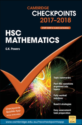 Cambridge Checkpoints Hsc Mathematics 2017-19