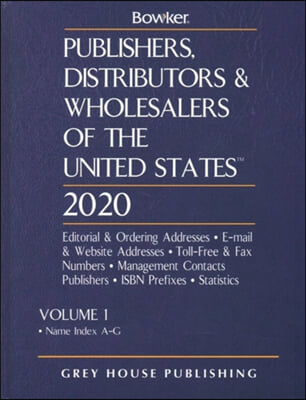 Publishers, Distributors &amp; Wholesalers in the US - 2 Volume Set, 2020