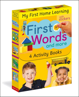 First Words and More: 4 Activity Book Boxed Set with Stickers: My Day; My World; Natural World; Things to Learn