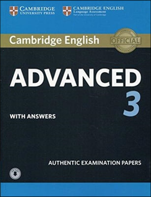 Cambridge English Advanced 3 Student&#39;s Book with Answers with Audio