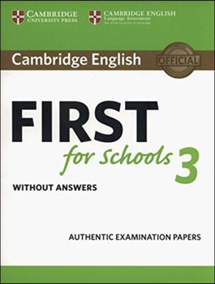 Cambridge English First for Schools 3 Student&#39;s Book Without Answers