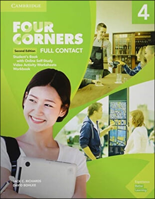 Four Corners Level 4 Full Contact with Online Self-Study