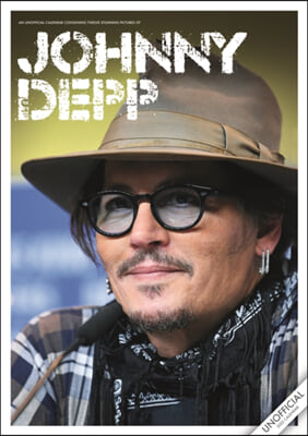 Johnny Depp A3 Calendar 2022