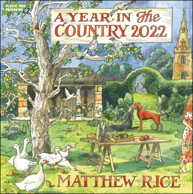 Matthew Rice, A Year in the Country Square Wall Calendar 2022