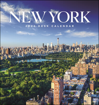 New York Easel Desk Calendar 2022