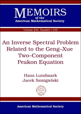 An Inverse Spectral Problem Related to the Geng-Xue Two-Component Peakon Equation