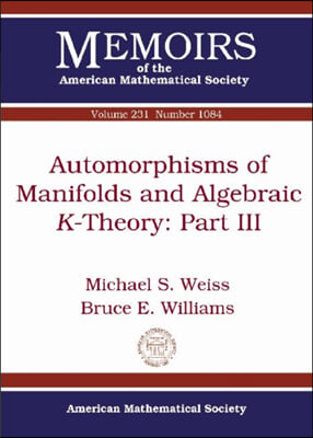 Automorphisms of Manifolds and Algebraic $k$-theory