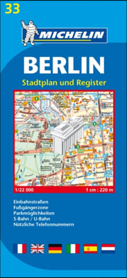 Berlin - Michelin City Plan 33