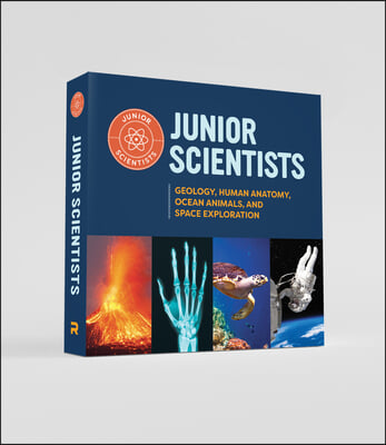 Junior Scientists Box Set: Science Books for Kids Age 6 to 9 about Geology, Human Anatomy, Ocean Animals, and Space Exploration