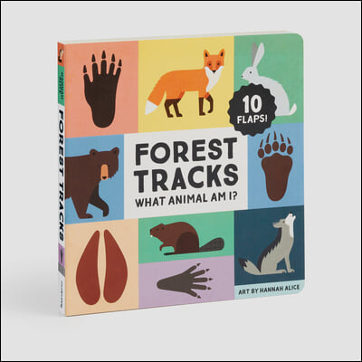 Forest Tracks: What Animal Am I? Lift-The-Flap Board Book