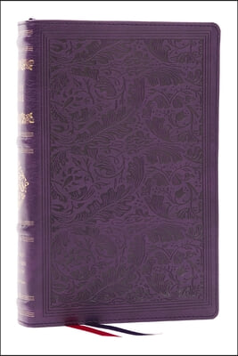 RSV Personal Size Bible with Cross References, Purple Leathersoft, Thumb Indexed, (Sovereign Collection)