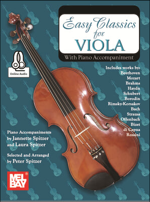 Easy Classics for Viola with Piano Accompaniment