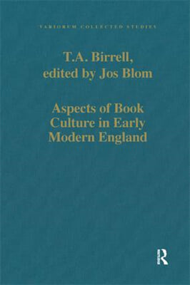 Aspects of Book Culture in Early Modern England