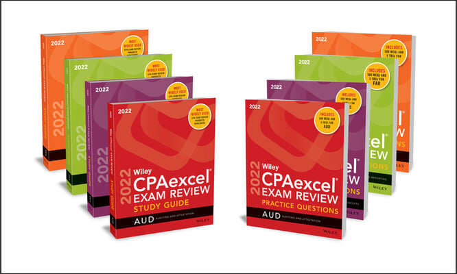 Wiley&#39;s CPA 2022 Study Guide + Question Pack: Complete Set