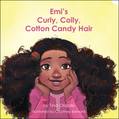 Emi's Curly Coily, Cotton Candy Hair