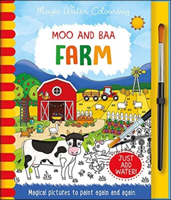 Moo and Baa - Farm, Mess Free Activity Book