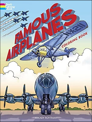 Famous Airplanes Coloring Book