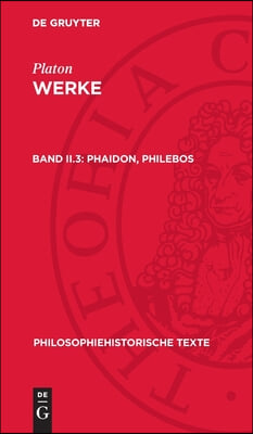 Phaidon, Philebos