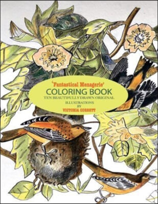 Fantastical Menagerie, Coloring Book: Ten Beautifully Drawn Original Illustrations