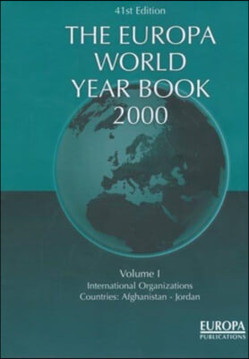 Europa World Year Bk 2000 V1