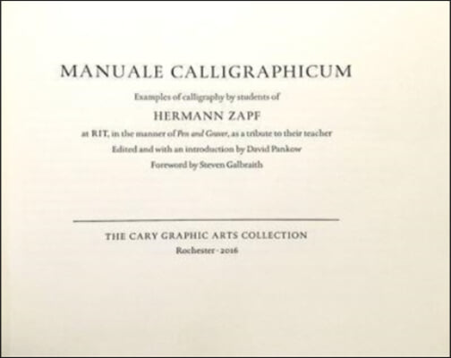 Manuale Calligraphicum