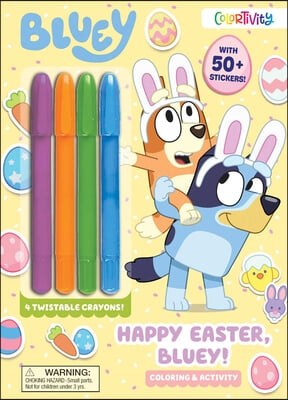 Bluey Colortivity: Happy Easter, Bluey!