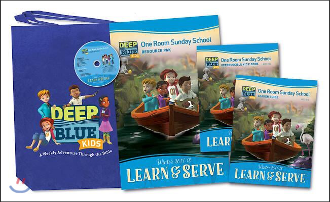 Deep Blue Kids Learn &amp; Serve One Room Sunday School Kit Winter 2017-18