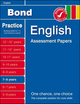 Bond English Assessment Papers 7-8 Years