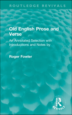 Old English Prose and Verse