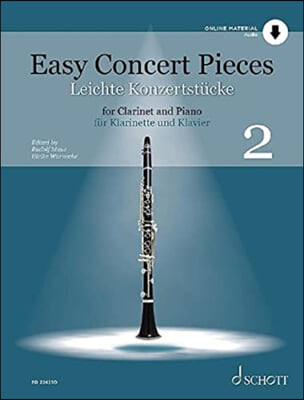 Easy Concert Pieces, Volume 2 - 22 Pieces from 4 Centuries Book with Audio Online