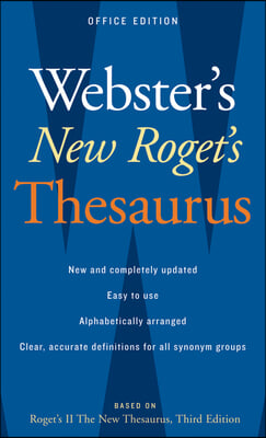 Webster&#39;s New Roget&#39;s Thesaurus, Office Edition (Paperback)