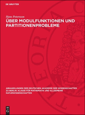 &#220;ber Modulfunktionen Und Partitionenprobleme