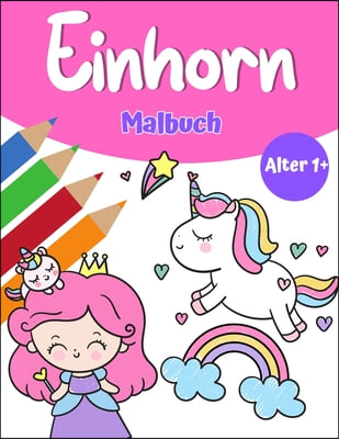 Magisches Einhorn-Malbuch fur Madchen 1+