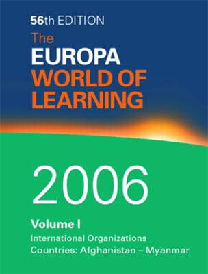 Europa World of Learning 2006