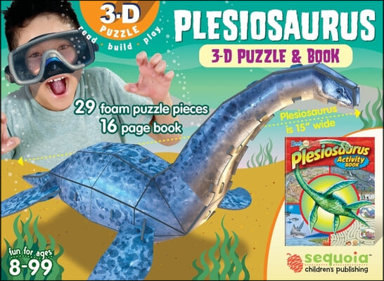 Plesiosaurus: 3D Puzzle and Book