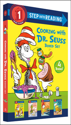 Cooking with Dr. Seuss Step Into Reading 4-Book Boxed Set: Cooking with the Cat; Cooking with the Grinch; Cooking with Sam-I-Am; Cooking with the Lora