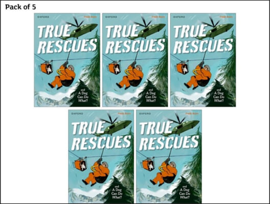 Read Write Inc. Fresh Start Readers: Book 11: True Rescues & A Dog Can Do What? - Pack of 5