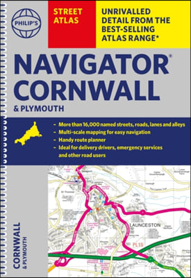 Philip's Street Atlas Navigator Cornwall & Plymouth