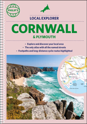 The Philip&#39;s Local Explorer Street Atlas Cornwall &amp; Plymouth