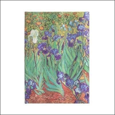 Van Gogh’s Irises Midi Unlined Hardcover Journal