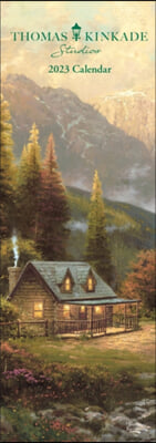 Thomas Kinkade Studios 2023 Slimline Wall Calendar