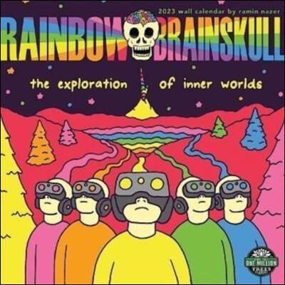 RAINBOW BRAINSKULL 2023 WALL CALENDAR