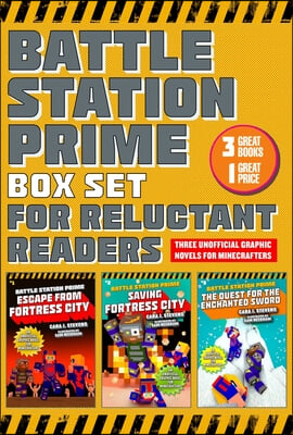 The Unofficial Battle Station Prime Box Set for Beginner Readers: High-Interest, Illustrated Graphic Novels for Minecrafters