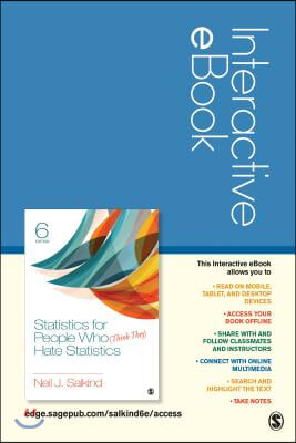 Statistics for People Who (Think They) Hate Statistics Interactive Ebook Access Code