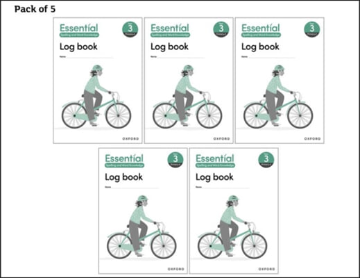 Essential Spelling and Word Knowledge: Year 3 Log Book Pack of 5