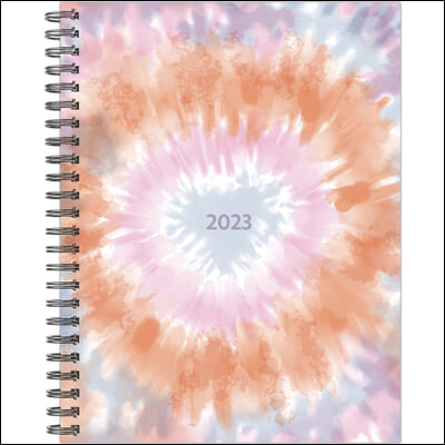 Tie-Dye 2023 2023 8.5 X 11 Weekly Planner