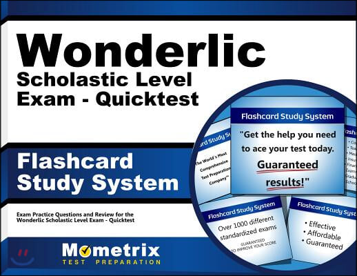 Flashcard Study System for the Wonderlic Scholastic Level Exam Quicktest